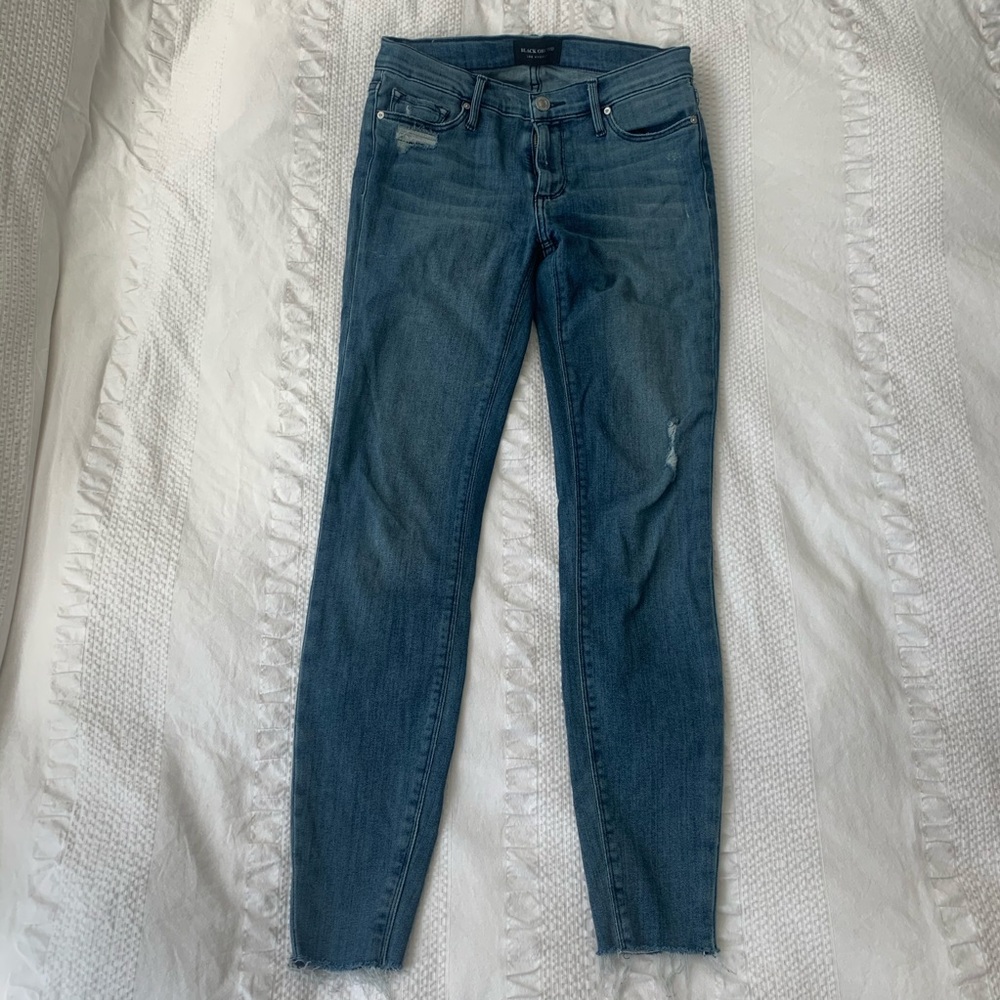 Black orchid skinny jeans sz 25